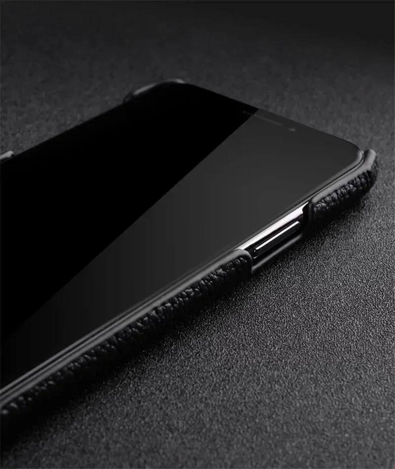 Melkco Genuine Leather Phone Case for iPhone 16 Pro Max 17 Air 17Pro16E 15 Plus 14 13 Mini 12 11 X XS Max XR Vertical Flip Cover