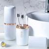 Travel Portable Toothbrush Cup Bathroom Toothpaste Holder Storage Case Box Organizer Travel Toiletries Storage Cup Mouthwash Cup