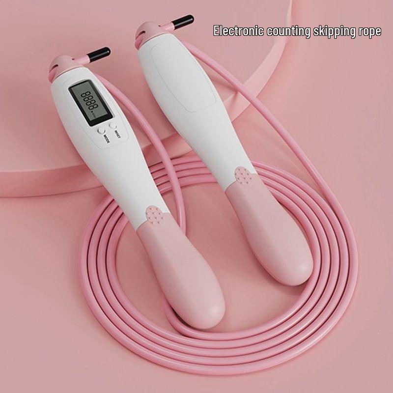 Electronic Skipping Rope for Fitness and Exercise - Suitable for Middle and Primary School Students with Steel Wire Rope