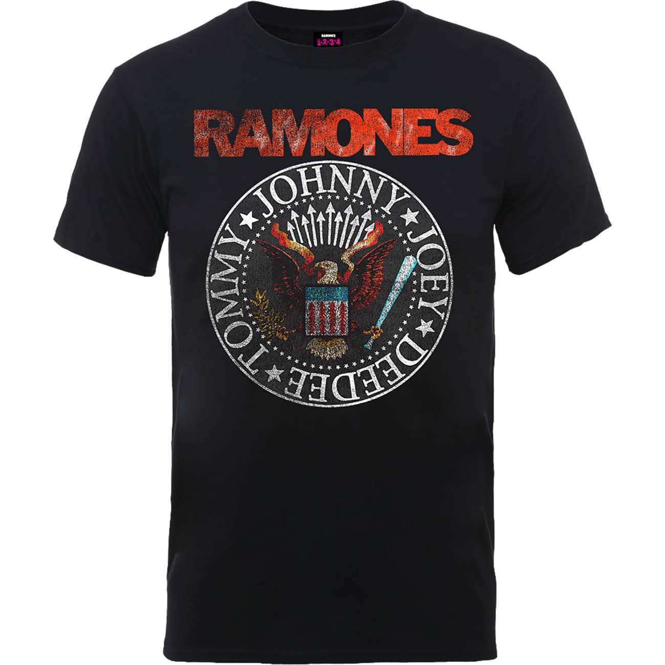 Ramones tshirt vintage eagle seal official new L
