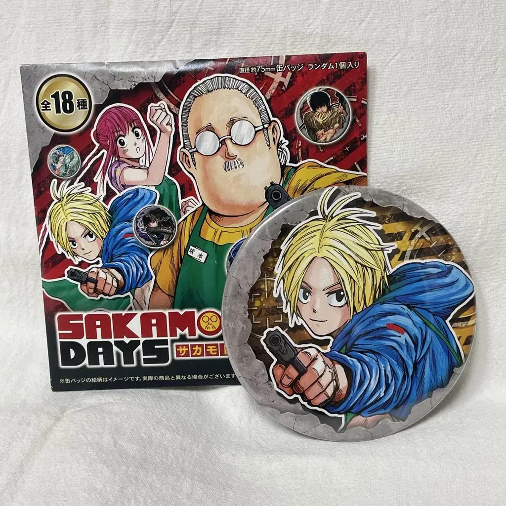 Sakamoto Days Jump Shop Original Picture Can Badge Shin Sakadei Original Picture Exhibition Asakura Shin