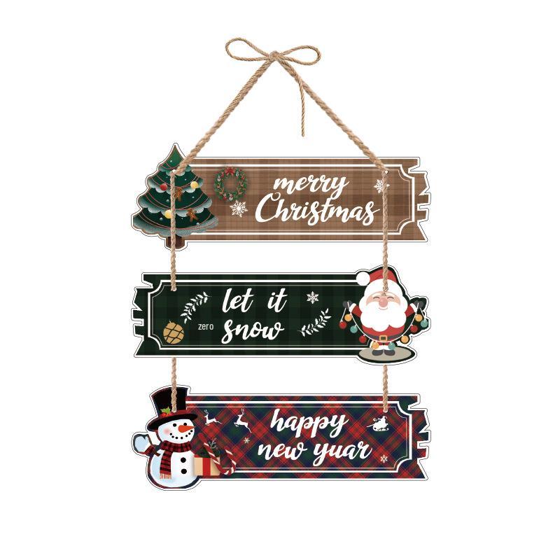 New Christmas Door Hanging Scene & Atmosphere Pendant