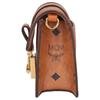 MCM Tracy Leather Trim Logo Print Pattern Pvc Crossbody Bag Medium Women bags Brown MWREAXT05CO