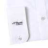 S.T. Dupont Long Sleeve Slim Fit Stretch Spandex White Shirt Se5fm22ls922swh 