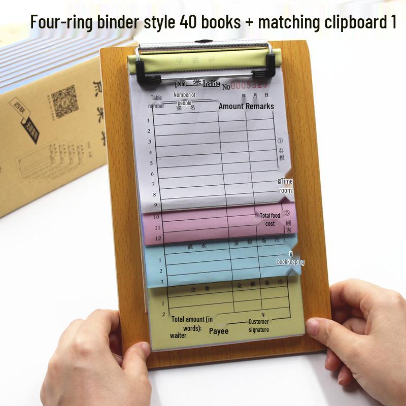 50-Pack Carbonless Copy Restaurant & Drinks Menus: Single to Four-Part Sheets with Free Shipping.