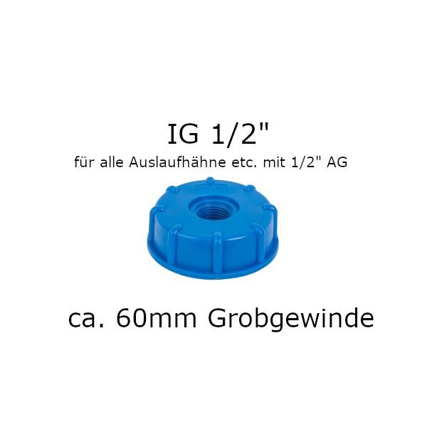 Złącze Ibc Gw S60X6 Na Gwint Wewnętrzny 1/2" Do Zbiornika Ogrodowego