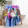 Saja Boys Theme Printed Blanket - Perfect for Couch, Bed, Travel & Outdoor Use | Machine Washable, Cozy & Durable.