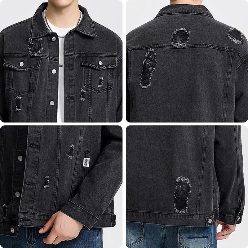 Mark Fairwhale Men's High Street Distressed Denim Jacket