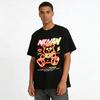 Hip Hop Style Crown Bear Print T-Shirt Unisex Casual Loose Crewneck Top Streetwear Pure cotton T-shirt