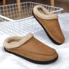 Cotton slippers winter large size indoor warm new plush cotton shoes