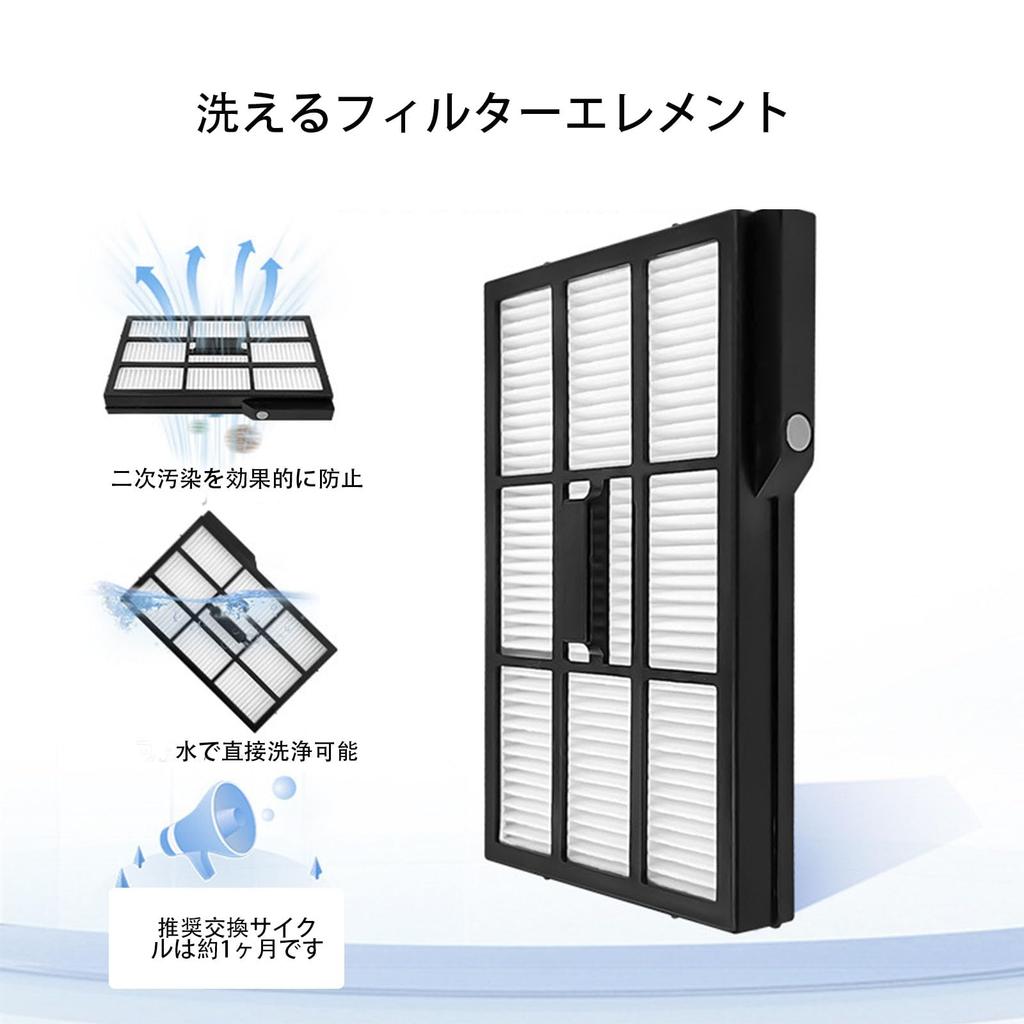 Eufy Omni E25 Replacement Filters (4-Pack) with Cleaning Tool, High-Performance HEPA Filters for Robot Vacuums