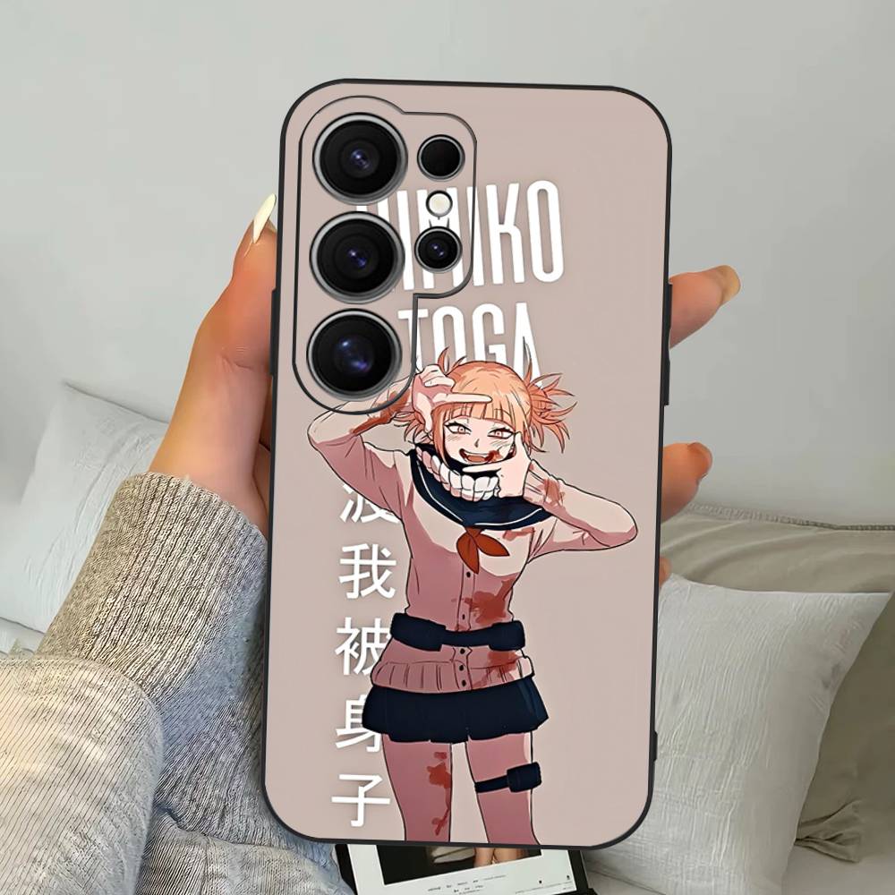 Himiko Toga Boku No Hero Academia Phone Case For Samsung S 24 fe 25 Ultra plus 20 lite 21 30 22 23 24 22 Ultra 5G Fundas