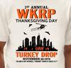 Tričko WKRP Thanksgiving Turkey Drop | Vtipné podzimní tričko, Klasické tričko ze sitcomu