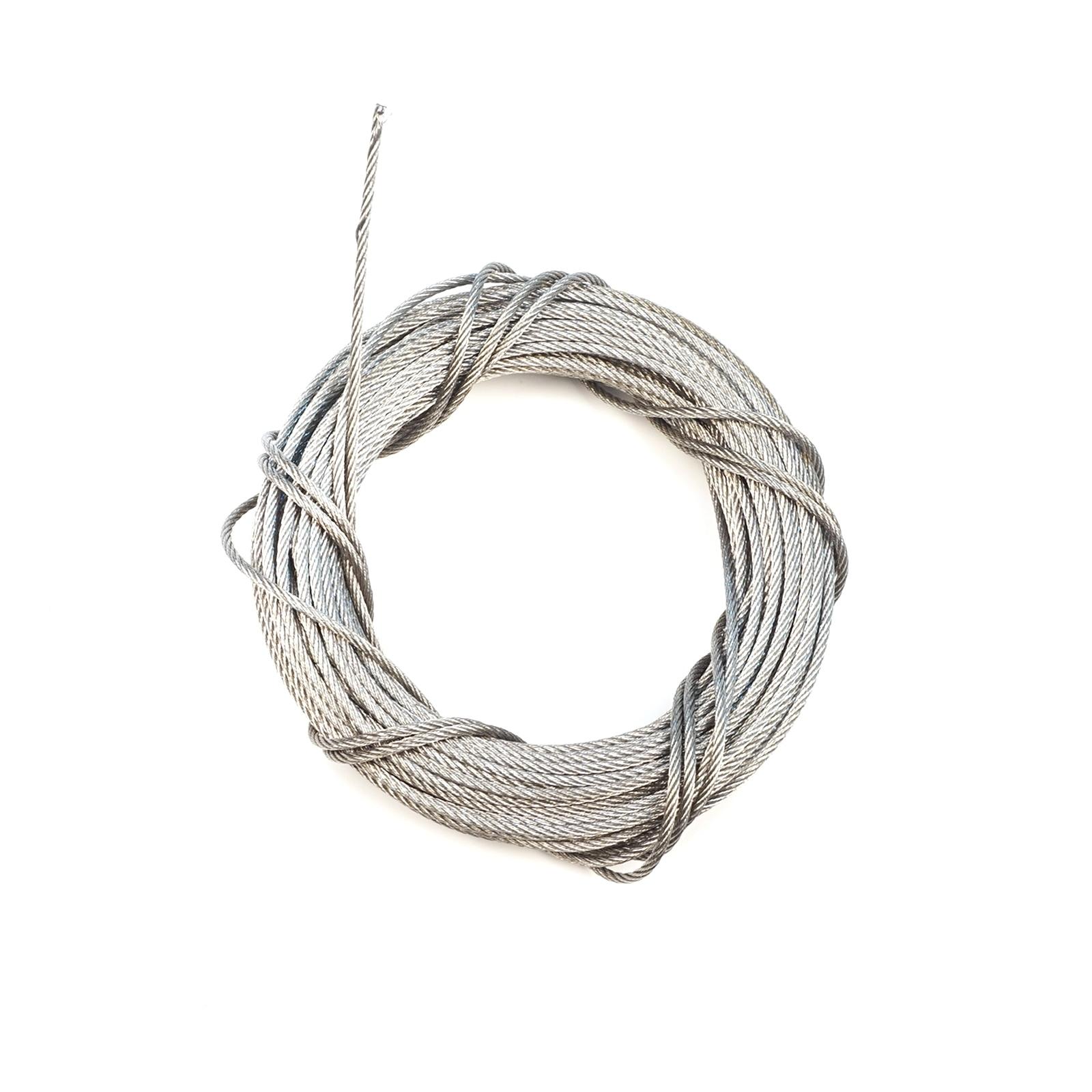 

EWR5474-1 Window Regulator Repair Cable Steel Wire Rope 7x7 Diameter: 1.7 mm Length : 10 meter for Car Window Regulator