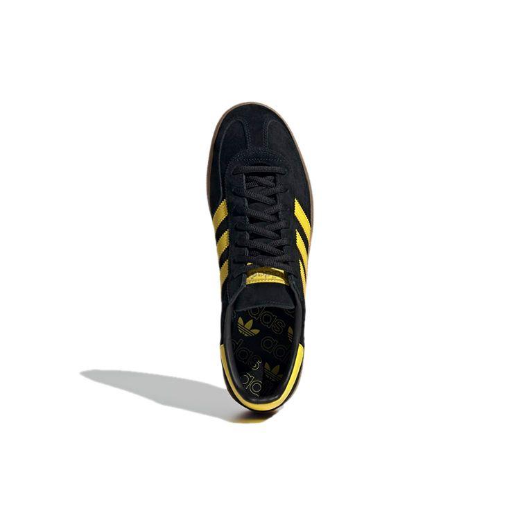 Adidas Handball Spezial Black Yellow Unisex Sneakers Core-Black Gold-Metallic FX5676