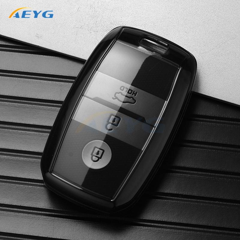 Tpu Car Key Case Cover Shell Fob For Kia Sportage Cerato Optima K2 K3 K4 K5 Rio Picanto Soul Sorento Sedona Accessories