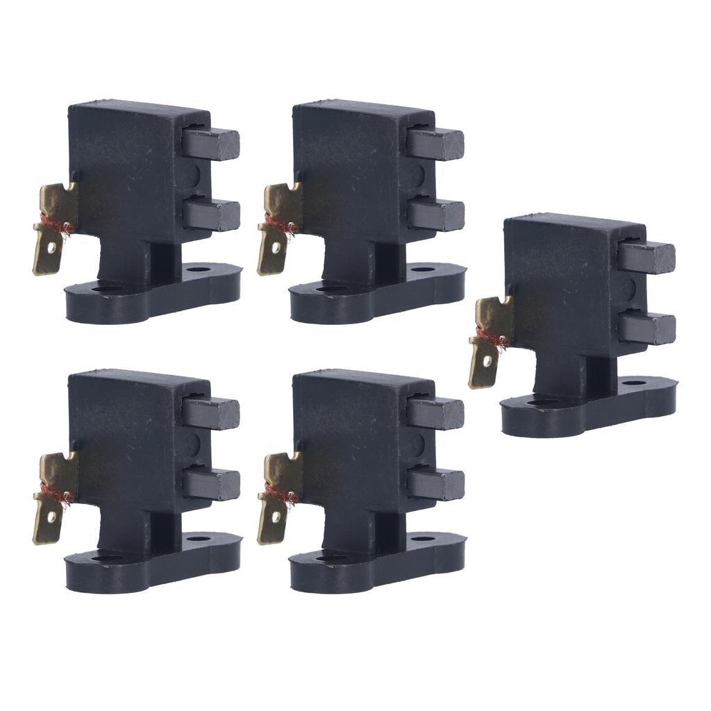 10Pcs Generator Carbon Brush Convenient Easy Connection Sturdy Durable Reliable Assembly Generator