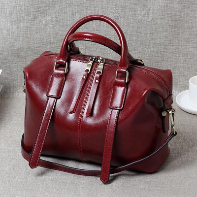 100% Genuine Leather Women Large Handbag Bag Shoulder Ladies Luxury Design Crossbody Bag Commuter Shopping Tote Bag for Women