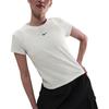 Nike Solid Color Slim Fit Round Neck Short Sleeve T-Shirt Women tops HV4995-133