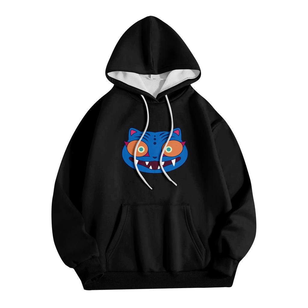 Women's Fashion Long-Sleeve Pullover Hoodie with Fun Movie-Inspired Prints