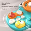 New Baby Multi functional Steering Wheel Puzzle Cartoon Dinosaur Lala Le Busy Board Baby Early Education Cart Toy
