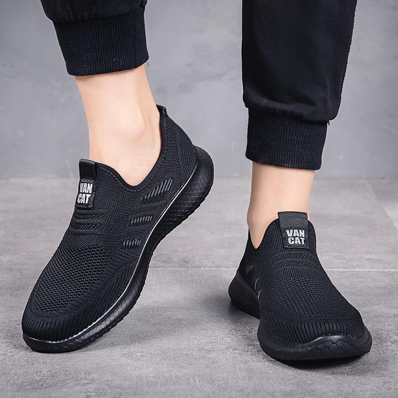 Fashion High Quality Original Men's Shoes  Casual Shoes Men Slip-On Sneakers Man Big Shoes  Running Shoes Breathable Tenis Shoes Summer
