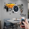 Luxury Led Silent Wall Clock Battery Powered Large Digital Wall Clock Wall Decoration Products Living Room Furniture for Rooms