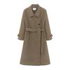 On On High Neck Belted Oversized Wool Coat New5xhb25 7j