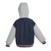 Modische rote Baseballjacke für Kinder mit warmem Fleecefutter