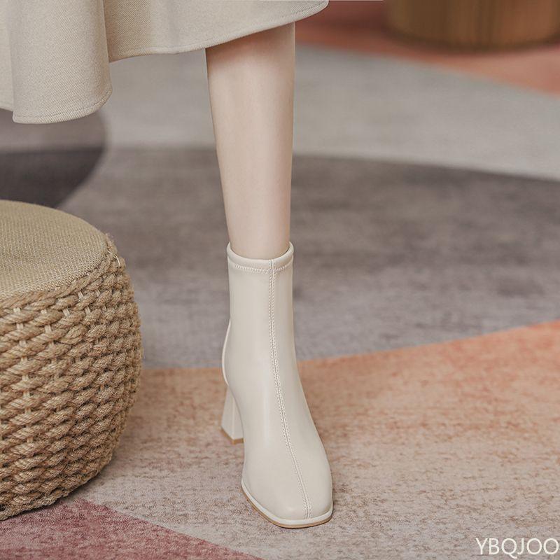 New Spring Winter Women comfortable Boots Elegant minimalist Ladies Shoes Women High Heels Fashionable versatile Boots