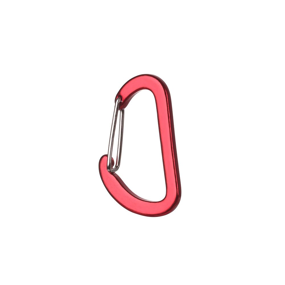 4pcs Aluminum Alloy D-Ring Keychain Outdoor Camping Keyring Climbing Snap Clip 7 Color Carabiner Karabiner Lock Buckle Hook