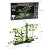 DIY Achterbahn Marmor Ball 193PCS Elektrische Intelligenz Bausteine ​​Rennen STEM Bau Mini Space Rail Track