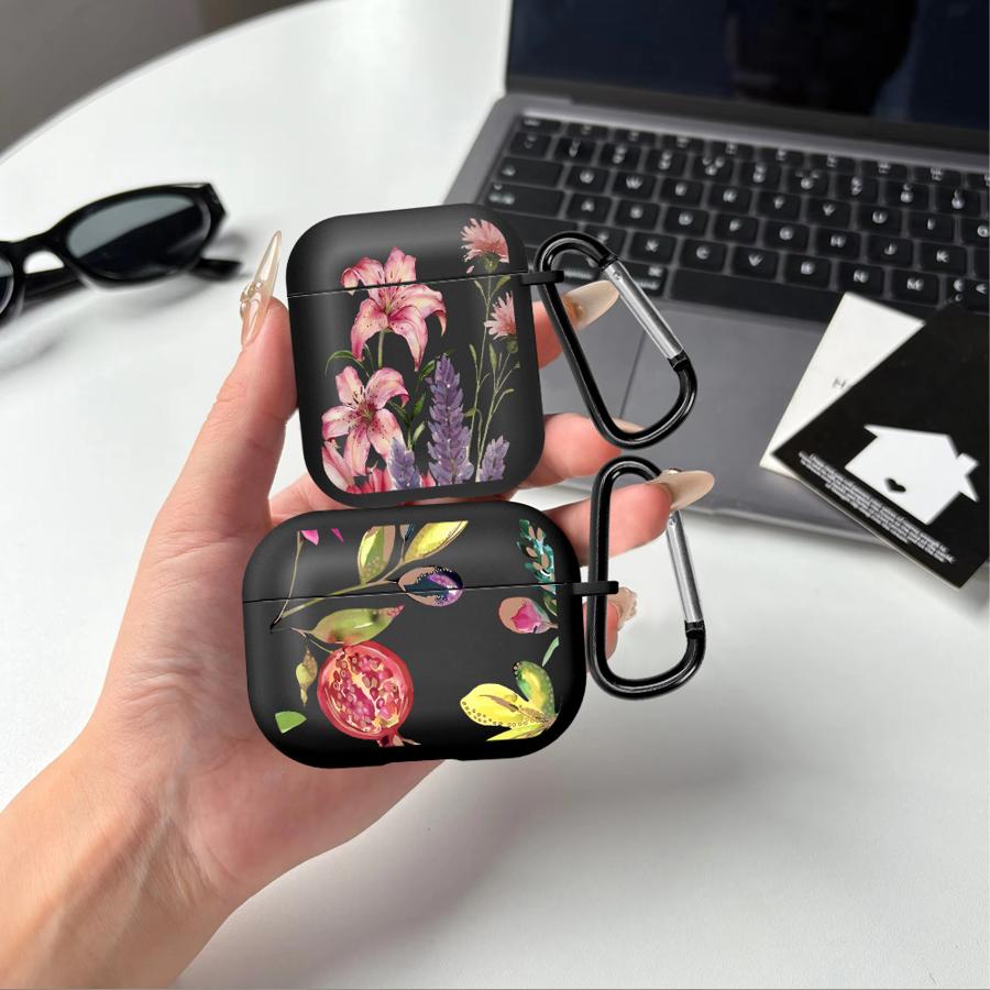 Simple Flower Earphone Cases Cover Case For Airpods Pro 3 2 Pro2 4 Pro3 1