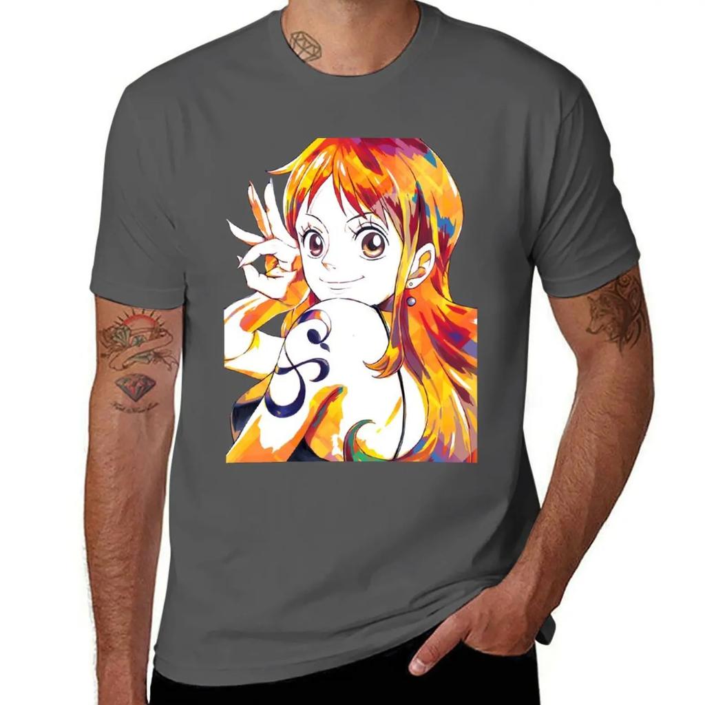 Nami Anime Pop Art Tshirt sublime anime μπλουζάκια γραφικά anime πράγματα ανδρικά ρούχα 2025 νέο μοντέλο