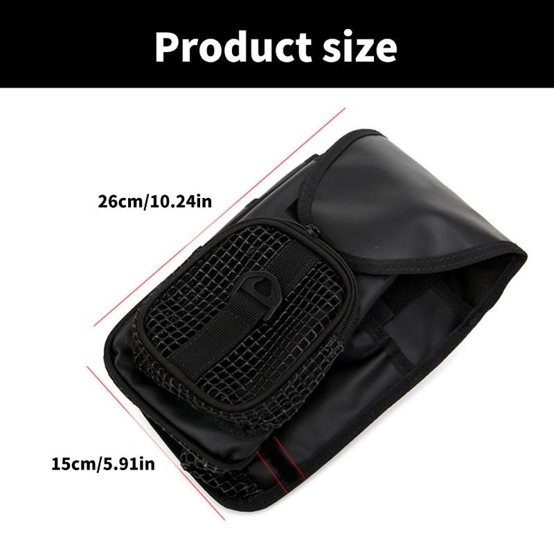 Diving Equipment Bag Scubas Gear Holder Diving Accessory Bag Scubas Diving Mesh Gear Pouches with Swivels Clip For BCD