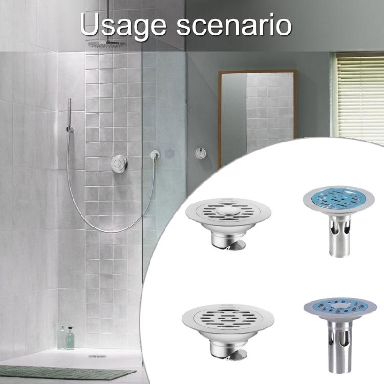 Stainless Steels Floor Drain Antiodor Drainer Shower Strainer Cover Floor Strainer Kitchen Bathroom Hardware Enduring