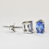 Certified 8.85 Ct Natural 925 Sterling Silver Earring Blue Sapphire GEMSTONE