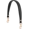 Handgepäck-Ersatztasche, Handschlaufe, Feinkörnige einfarbige Wechseltasche, Riemen, Leder-Handtasche, Kurze Tasche.