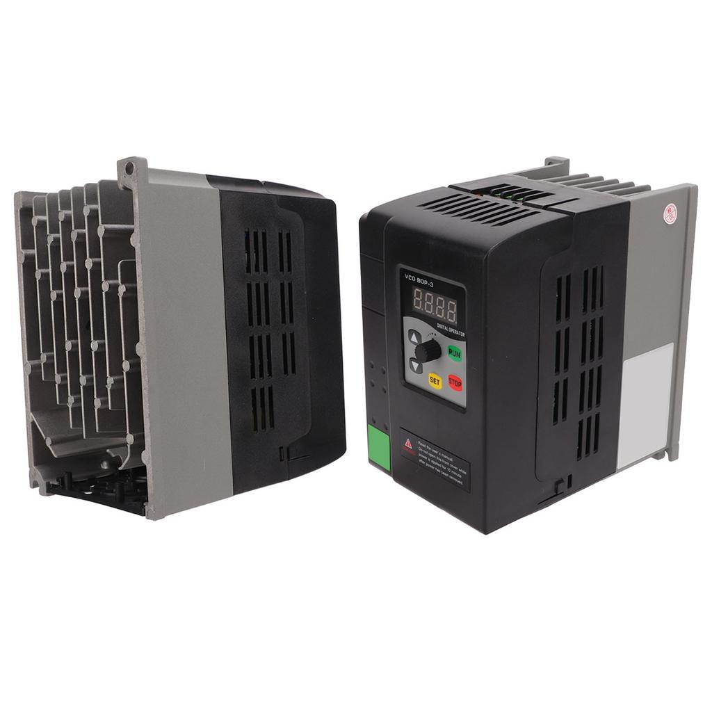 Motor Variable Frequency Drive Digital Display Motor Frequency Converter 3 Phase 380‑440V Input 0‑440V Output