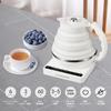 Ultra Thin Silicone Travel Folding Electric Kettle Variable Temperature Control Dual Auto Shutoff Boil Dry Protection Warm 555ML Voltage, & &