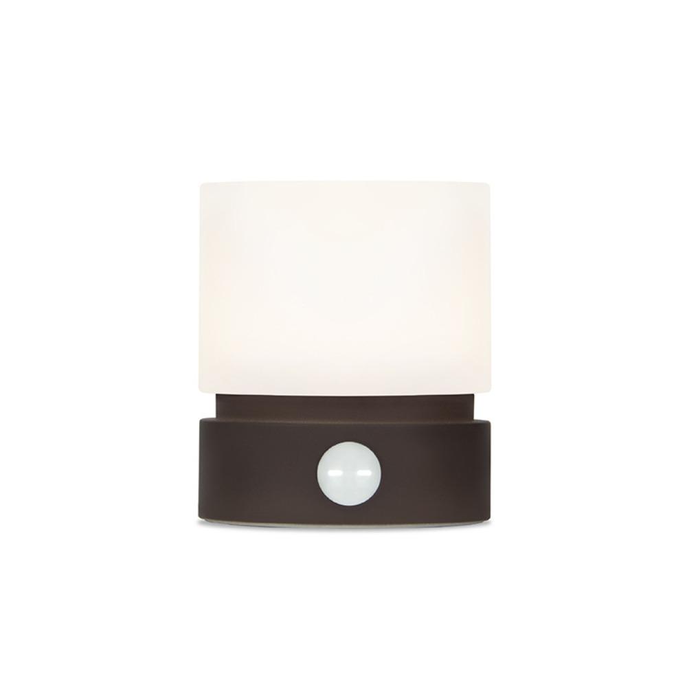 Warm White Light Timer Night Light Infinite Dimming Cylindrical Shape LED Bedside Lamp Round Design Small Size