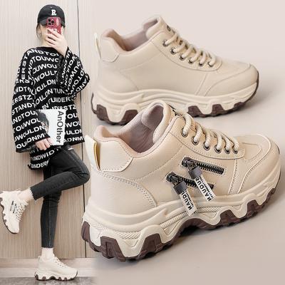 Neue Atmungsaktive Weiße Schuhe für Frühling und Herbst Dünne Sohle Lässig Höhenresistent Abriebfest Koreanischer Stil College-Schuhe Trend