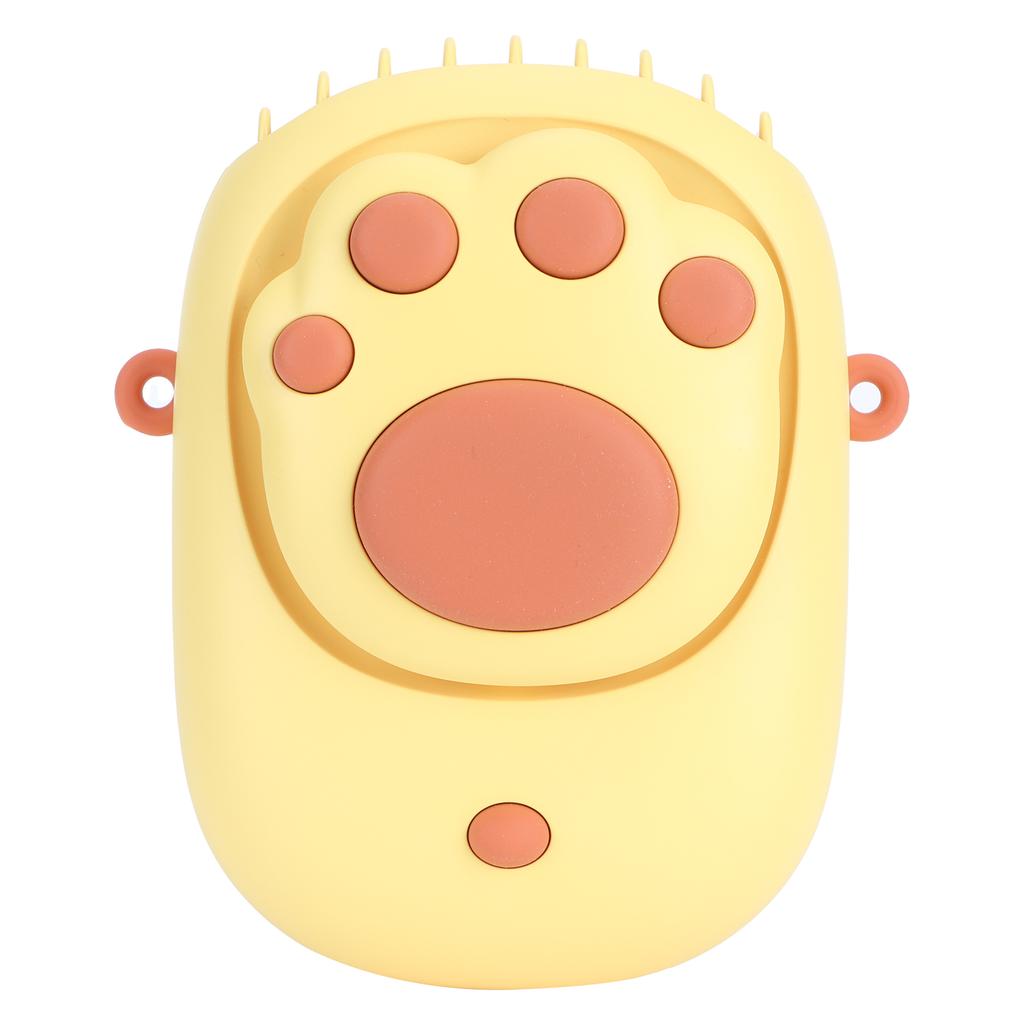 Yellow 3‑Gears Speed Wind Adjustable Electric Fan Cute USB Charging Fan for Bedroom