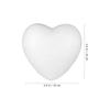 5Pcs White Polystyrene Heart Balls 8.5cm DIY Craft Hearts for Wedding Decor Valentine's Day Baby Shower Floral Arrangements