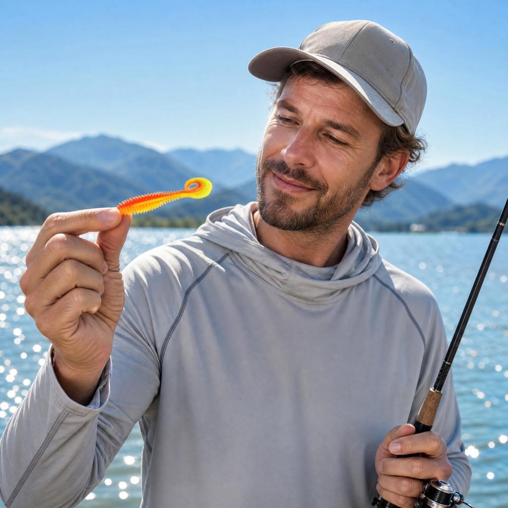 TPE Soft Plastic Fishing 7.5cm 3.3g for and Predators