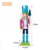 Colorful Candy-themed Wooden Nutcracker