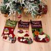 With Stockings Christmas Cartoon Santa Claus For Festive Gift Wrap And Decor