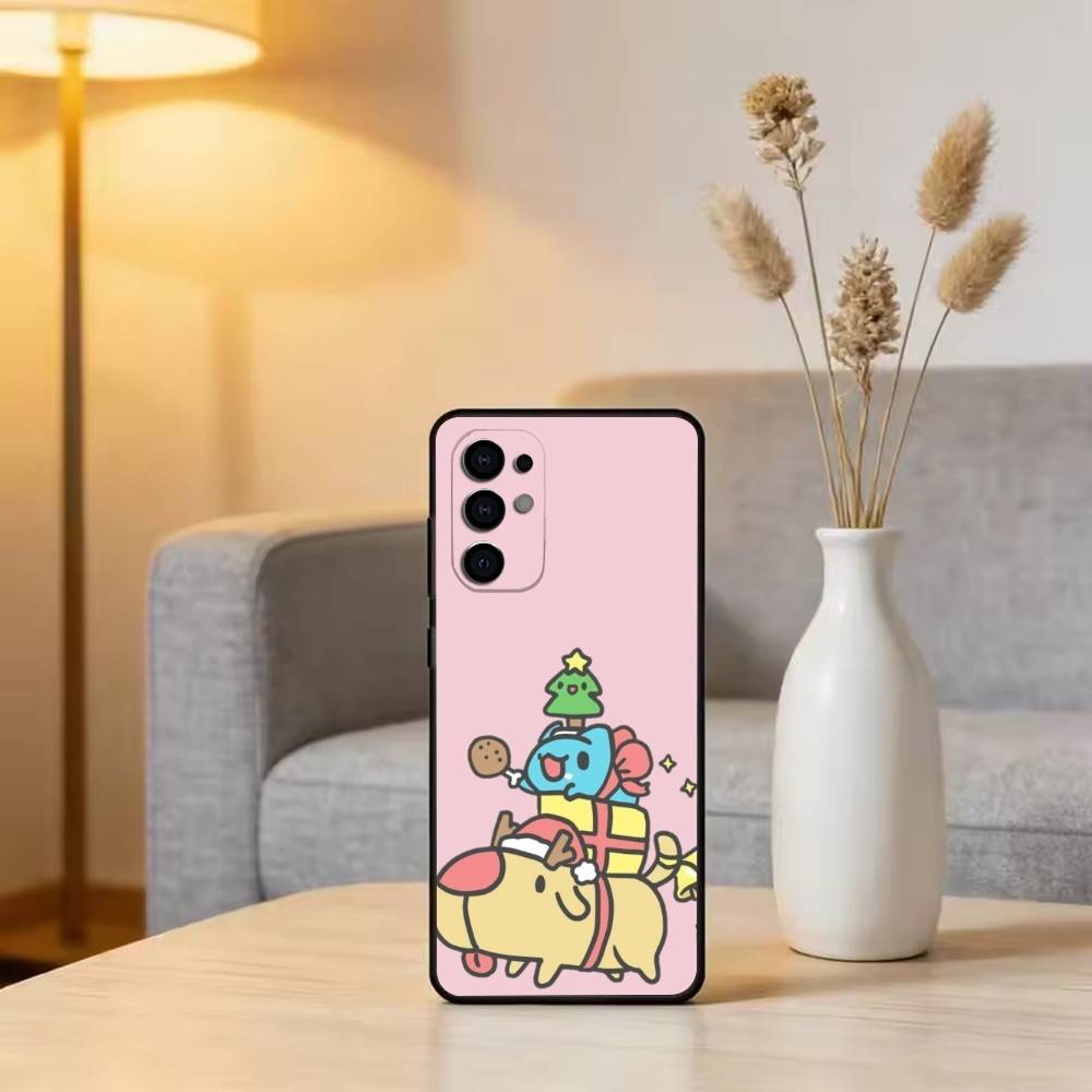 C-Capoo Kawaii B-Bugcat Phone Case Black Silicone Soft For Samsung S25,S24,S21,S22,S23,S30,Ultra,S20,Plus,Fe,Lite