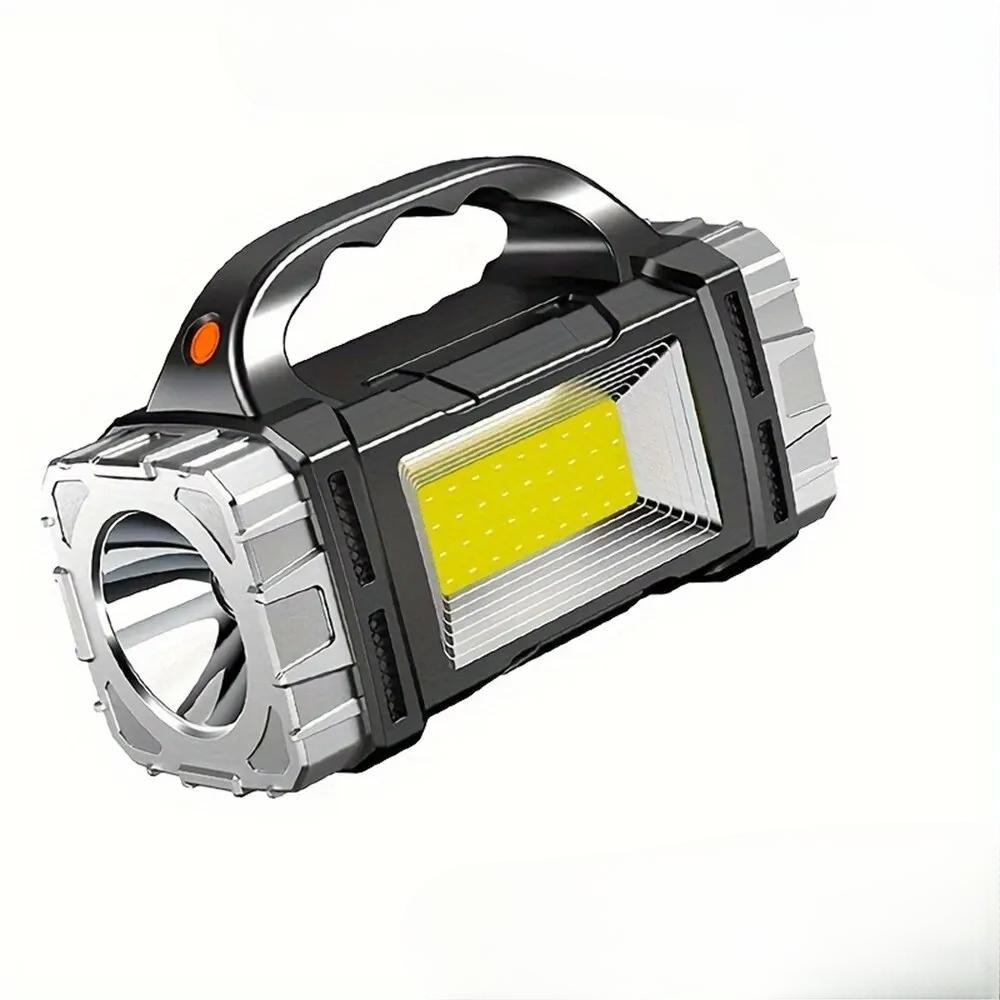 

Portable Searchlight, Waterproof, Multiple Lighting Modes, High Power Rechargeable LED Flashlight Led Flashlight silvery