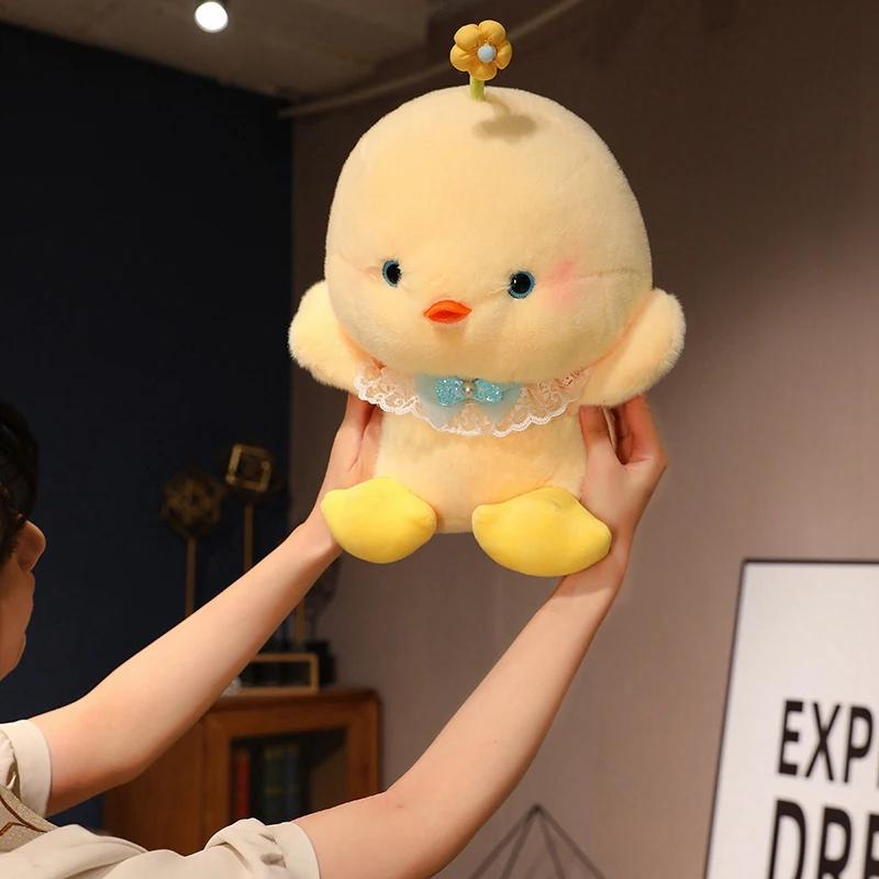 20/30CM Gul Kylling Kylling Søt Gård Tegneserie Dyr Kosedukke For Jentevenner Bursdagsgaver